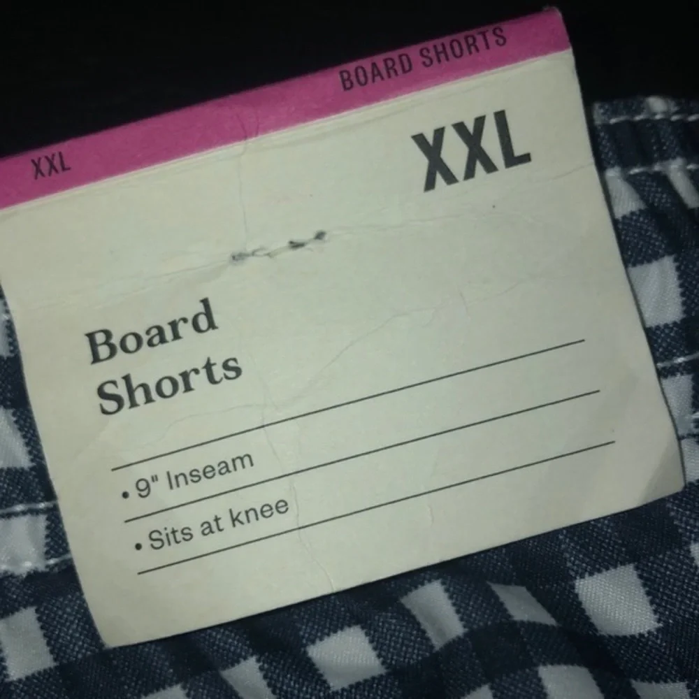Goodfellow‎ Board & Co. Shorts XXL Blue White Check